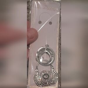 Women's Crystal Collection Beautiful Sparkly Bling Bling Purse Charm Keychain...
